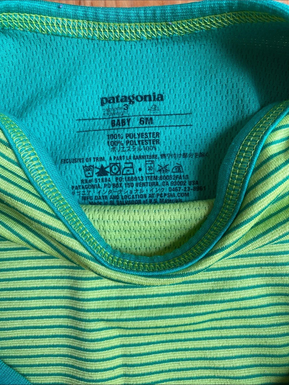 Patagonia Capilene baby top